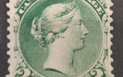 Canada #24 VF Unused 1868 2c Large Queen