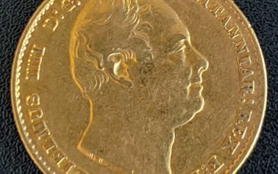 G.B./Colonial Canada VF 1837 William IV Gold Sovereign
