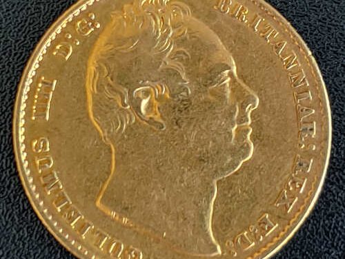 G.B./Colonial Canada VF 1837 William IV Gold Sovereign