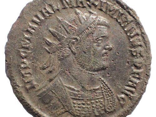 Galerius as Caesar AD 293-305 23mm 4.36m Billon Antoninianus