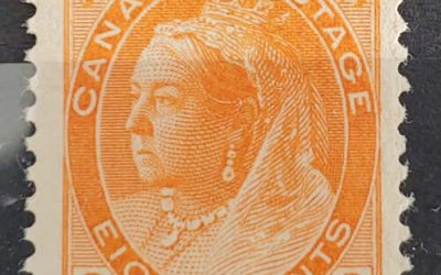 Canada #82 VF Mint 1898 8c QV Numeral