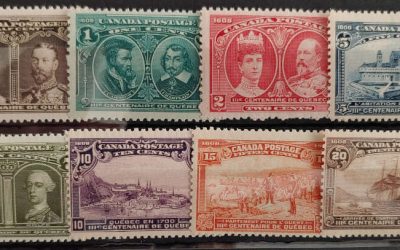 Canada #96-103 Fresh and Fine Never Hinged 1908 Quebec Set
