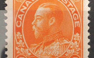 Canada #122 gen VFNH 1925 dry printing $1 Admiral