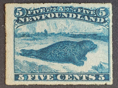 Newfoundland #40 Fine+ never Hinged 1876 5c Seal