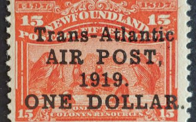 Newfoundland #C2 Fine Never Hinged 1919 $1 Airmail