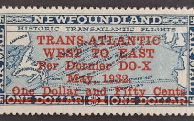 Newfoundland #C12 VFNH 1932 DO-X Airmail, 8000 issued