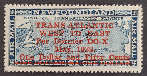 Newfoundland #C12 VFNH 1932 DO-X Airmail, 8000 issued