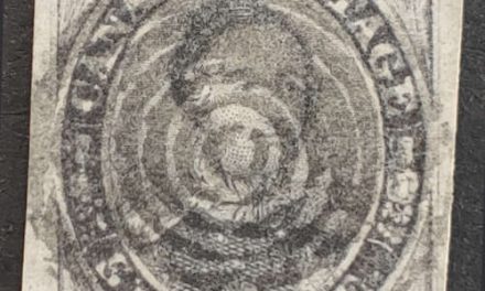 Canada #2 Fine+ Used 1851 6d Laid Paper