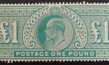 G.B. #142 VF Mint 1902/11 Edward VII Pound Green