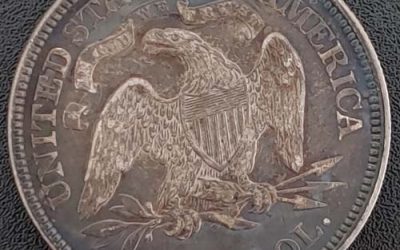 U.S./Colonial Cda XF 1867 Seated Liberty Silver Half Dollar
