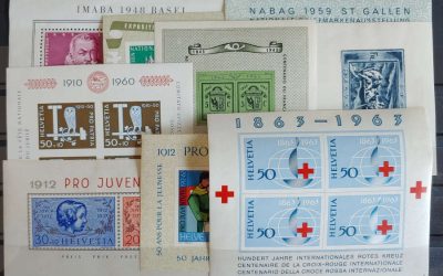 Switzerland 1943/1963 Mint Souvenir Sheets incl NH (9 pcs)