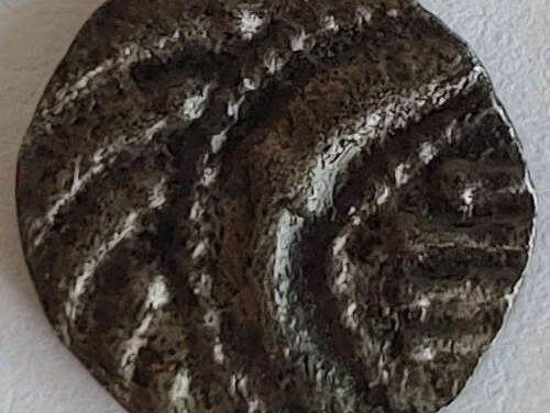 Anglo Saxon 695-740 AD Porcupine series .70gm Silver Sceat