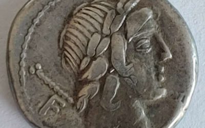 Roman Republic 82-81 BC P. Crepusius 3.88gm Silver Denarius