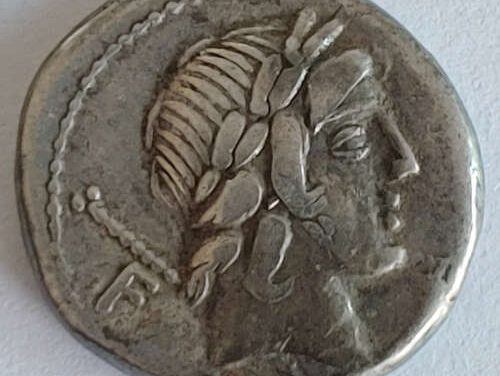 Roman Republic 82-81 BC P. Crepusius 3.88gm Silver Denarius