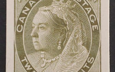 Canada #84P VF 1900 20c QV Numeral Plate Proof, 229 issued