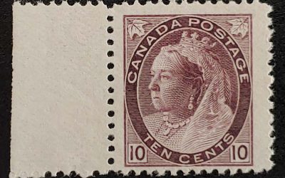 Canada #83 Fresh & Fine+ Never Hinged 1898 10c QV Numeral