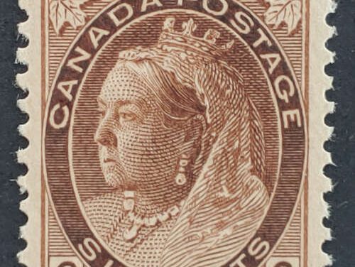 Canada #80 Fine+ Never Hinged 1898 6c QV