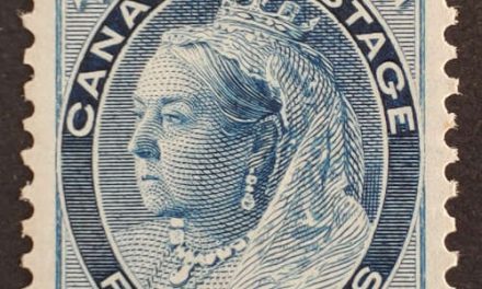 Canada #79 F/VF Never Hinged 1899 5c QV Numeral