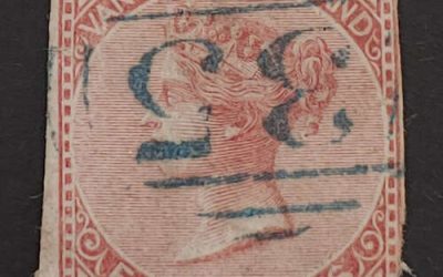 Vancouver Island #3 Fine Used 1865 5c, thin 1930 RPSL Cert