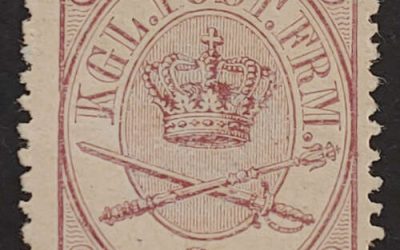 Denmark #12 Fine Never Hinged 1867 3s w/ 1983 Kaiser Certificate