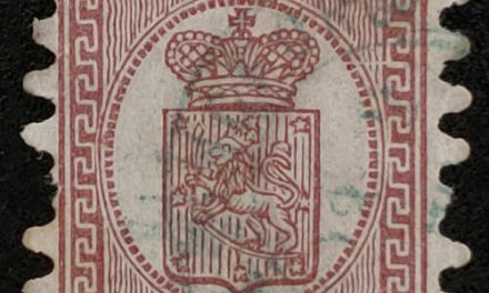 Finland #5a Fine+ Used 1866 5p Roulette II