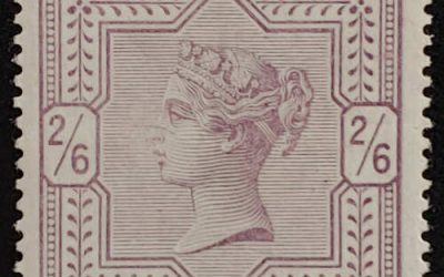 G.B. #96 F/VF Mint 1883 2/6d Queen Victoria