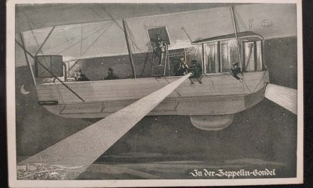 Germany 1915 Feldpost Used Zeppelin Gondola Postcard