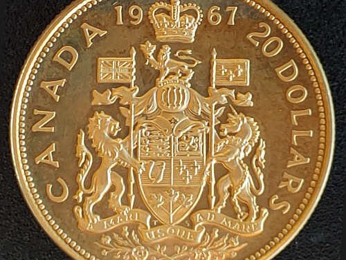 Canada SP 1967 Centennial $20 Gold .529oz AGW