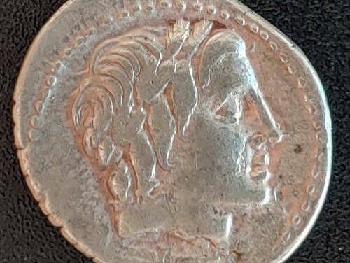 Roman Republic 86 BC anonymous 3.84gm Silver Denarius