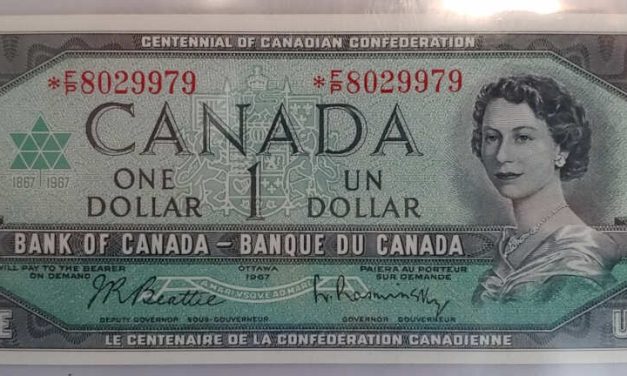 Bank of Canada #BC45bAi BCS CU63 1967 replacement $1