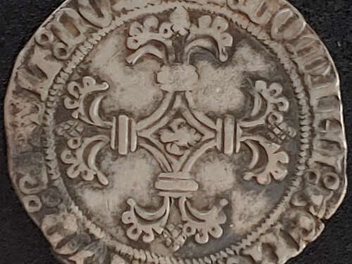 France 1467-77 Charles the Bold Silver Double Patard