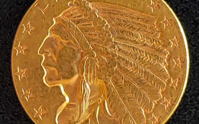 U.S.A. XF 1915 Indian Head Gold $2.50 Quarter Eagle
