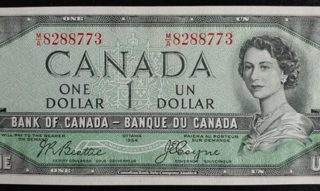 Bank of Canada #BC29b Choice Unc 1954 Devil’s Face $1