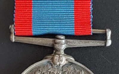 Northwest Canada 1885 silver Medal named to John Bolster M.G.A