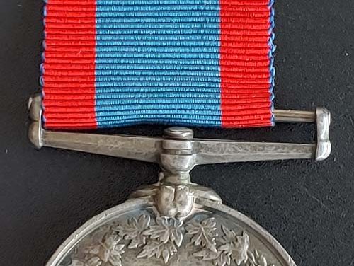 Northwest Canada 1885 silver Medal named to John Bolster M.G.A