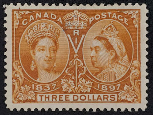 Canada #63 F/VF Mint HHR 1897 $3 Jubilee