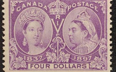 Canada #64 Fresh & Fine NH 1897 $4 Jubilee $1200.+