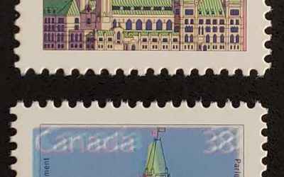 Canada #1165iv VFNH 1898 38c Double Printed Variety