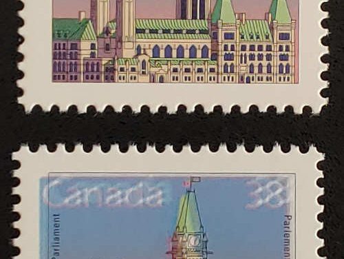 Canada #1165iv VFNH 1898 38c Double Printed Variety