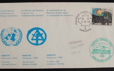Canada Post 11 Jun 1976 20c Habitat Forum Last Day Cover