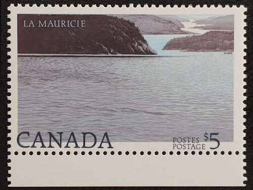 Canada #1084 VFNH 1986 $5 Printing Shift #22 of 25 known