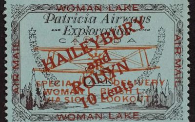 Patricia Airways #CL19b VF Mint 1926 10c Dark Red Overprint