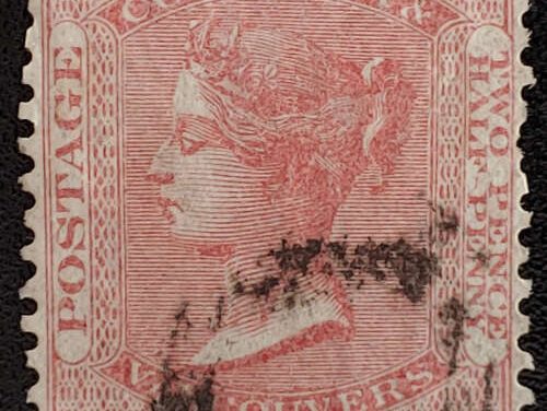 British Columbia #2 Fine Used 1860 2.5d Deep Shade