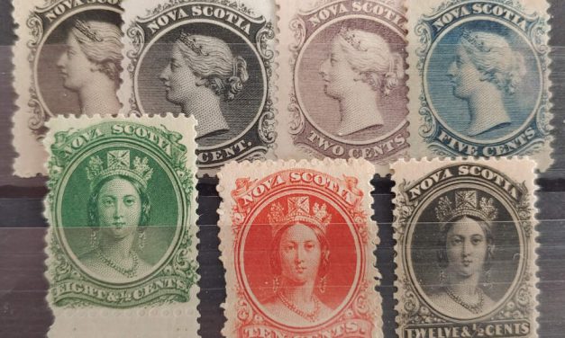 Nova Scotia #8-13 Fine+ Mint and Unu 1860 Set (7)