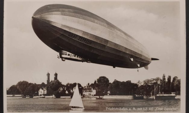 Germany 24 Oct 1936 LZ127 Graf Zeppelin Used Postcard to Austria