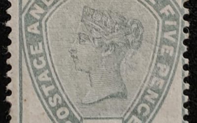 G.B. #104 Fine Mint 1884 5d Victoria