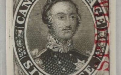 Canada #2RCvii VF 1851 6d Plate Proof w/ dealer Cert.