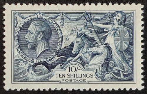 G.B. #224 VF Mint 1934 10/- George V Seahorse
