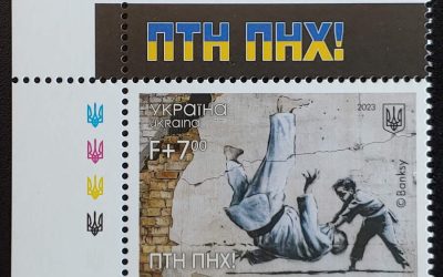 Ukraine VFNH 2023 Banksy issue*