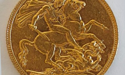Australia XF 1913P George V Gold Sovereign .2355oz AGW